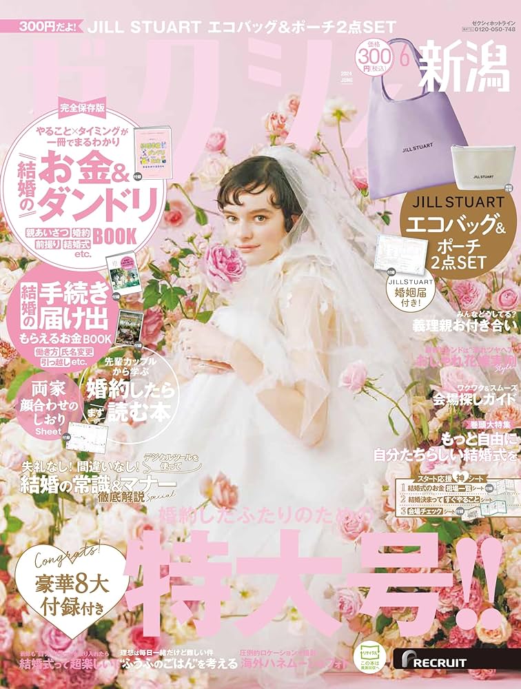 【美品】（2024年6月購入） シーニュ ジレ Julie 速報】ゼクシィ 2024年 6月号 《特別付録》 JILL STUART（ジル